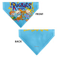 Load image into Gallery viewer, Pet Bandana - RUGRATS Four Character Group Pose and Title Logo Light Blue
