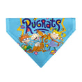 Load image into Gallery viewer, Pet Bandana - RUGRATS Four Character Group Pose and Title Logo Light Blue

