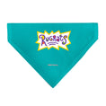 Load image into Gallery viewer, Pet Bandana - Rugrats Kids Group Pose and Title Logo Blue
