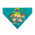 Load image into Gallery viewer, Pet Bandana - Rugrats Kids Group Pose and Title Logo Blue
