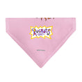 Load image into Gallery viewer, Pet Bandana - Rugrats Chuckie HUG ME Hearts Pose Pink
