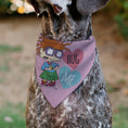 Load image into Gallery viewer, Pet Bandana - Rugrats Chuckie HUG ME Hearts Pose Pink
