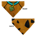 Load image into Gallery viewer, Pet Bandana - Scooby Doo Character Close-Up SD Dog Tag Brown
