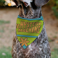 Load image into Gallery viewer, Pet Bandana - Scooby Doo THE MYSTERY MACHINE Logo Blues/Yellow/Orange
