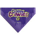 Load image into Gallery viewer, Pet Bandana - Scooby Doo Halloween Spider Web CREEPY CRAWLIES Pose Purples
