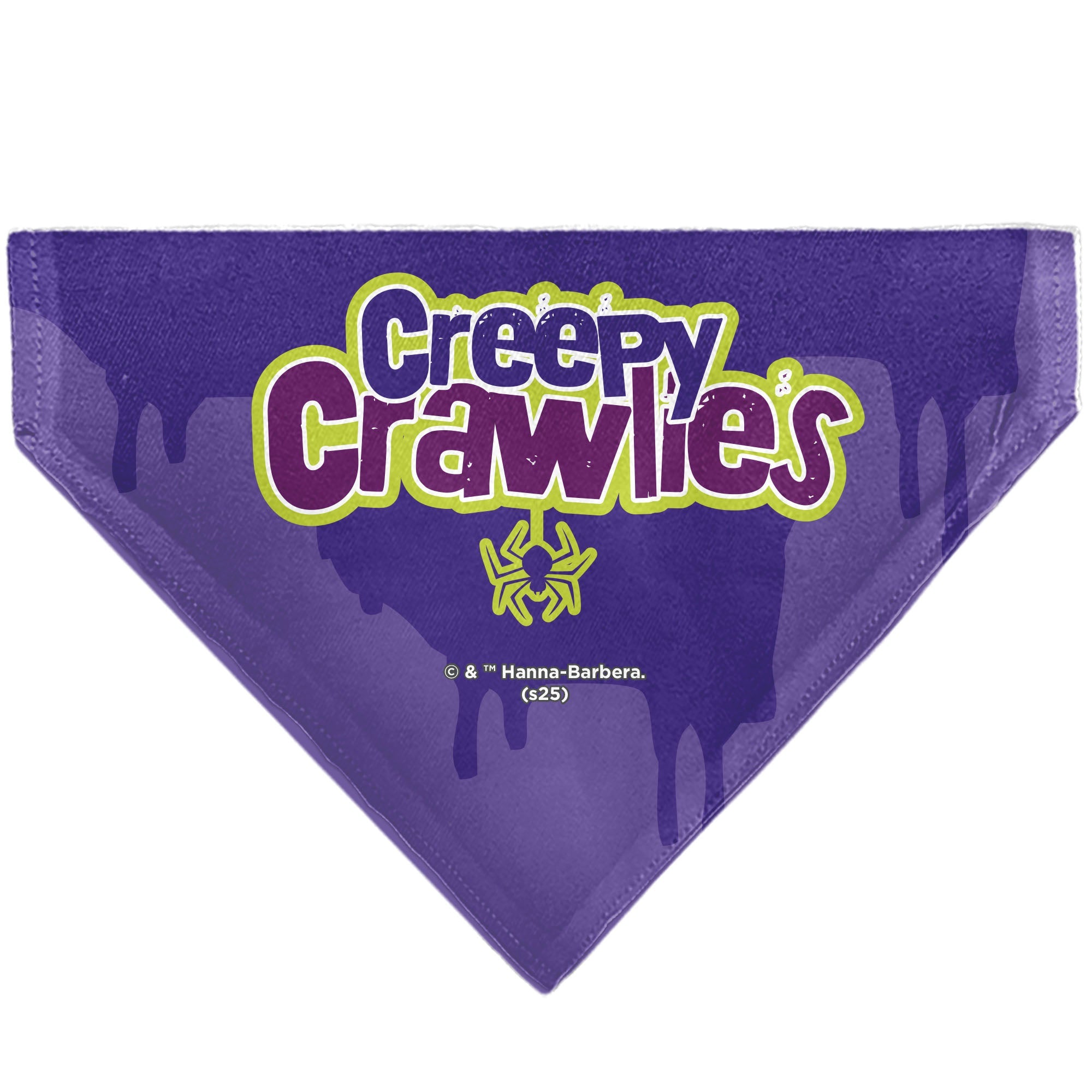 Pet Bandana - Scooby Doo Halloween Spider Web CREEPY CRAWLIES Pose Purples
