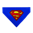 Load image into Gallery viewer, Pet Bandana - Superman Shield Logo Blue/Red/Yellow
