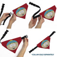 Load image into Gallery viewer, Pet Bandana - South Park Eric Cartman Face Close-Up Red
