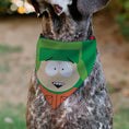 Load image into Gallery viewer, Pet Bandana - South Park Kyle Face Close-Up Greens
