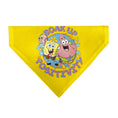 Load image into Gallery viewer, Pet Bandana - SpongeBob SquarePants and Friends SOAK UP POSITIVITY Pose Yellow

