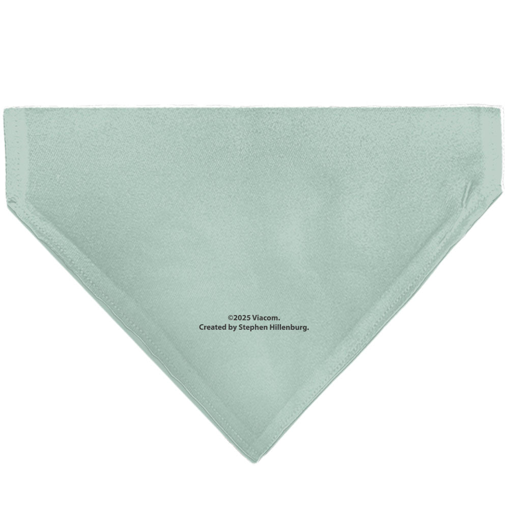 Pet Bandana - SpongeBob SquarePants Squidward Character Close-Up Blue