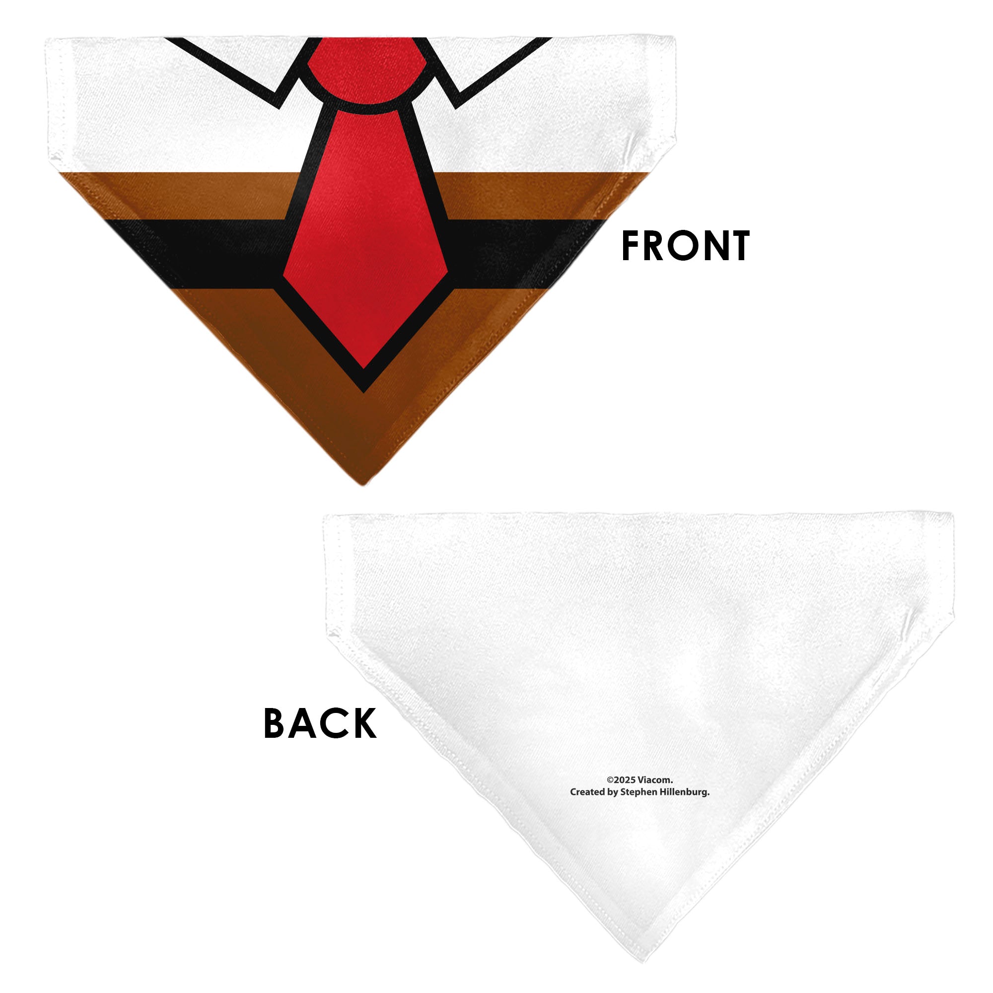 Pet Bandana - SpongeBob SquarePants Tie Outfit Character Close-Up