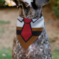 Load image into Gallery viewer, Pet Bandana - SpongeBob SquarePants Tie Outfit Character Close-Up
