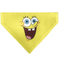 Load image into Gallery viewer, Pet Bandana - SpongeBob SquarePants Excited Smile Expression Yellow
