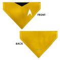 Load image into Gallery viewer, Pet Bandana - Star Trek Original Series Golden Yellow Uniform Print
