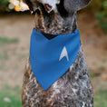 Load image into Gallery viewer, Pet Bandana - Star Trek Original Series Blue Uniform Print
