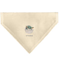 Load image into Gallery viewer, Pet Bandana - Star Wars The Mandalorian THE FORCE IS STRONG Grogu Pod Pose Beige/Tans
