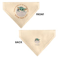 Load image into Gallery viewer, Pet Bandana - Star Wars The Mandalorian THE FORCE IS STRONG Grogu Pod Pose Beige/Tans
