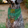 Load image into Gallery viewer, Pet Bandana - Star Wars Grogu I'M ALL EARS Pose Green
