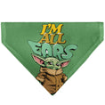 Load image into Gallery viewer, Pet Bandana - Star Wars Grogu I'M ALL EARS Pose Green
