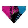 Load image into Gallery viewer, Pet Bandana - Star Wars CHEWIE Text and Chewbacca Pop Art Pose Red/Blue/Black

