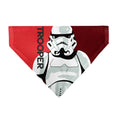 Load image into Gallery viewer, Pet Bandana - Star Wars TROOPER Text and Stormtrooper Pop Art Pose Reds/Black
