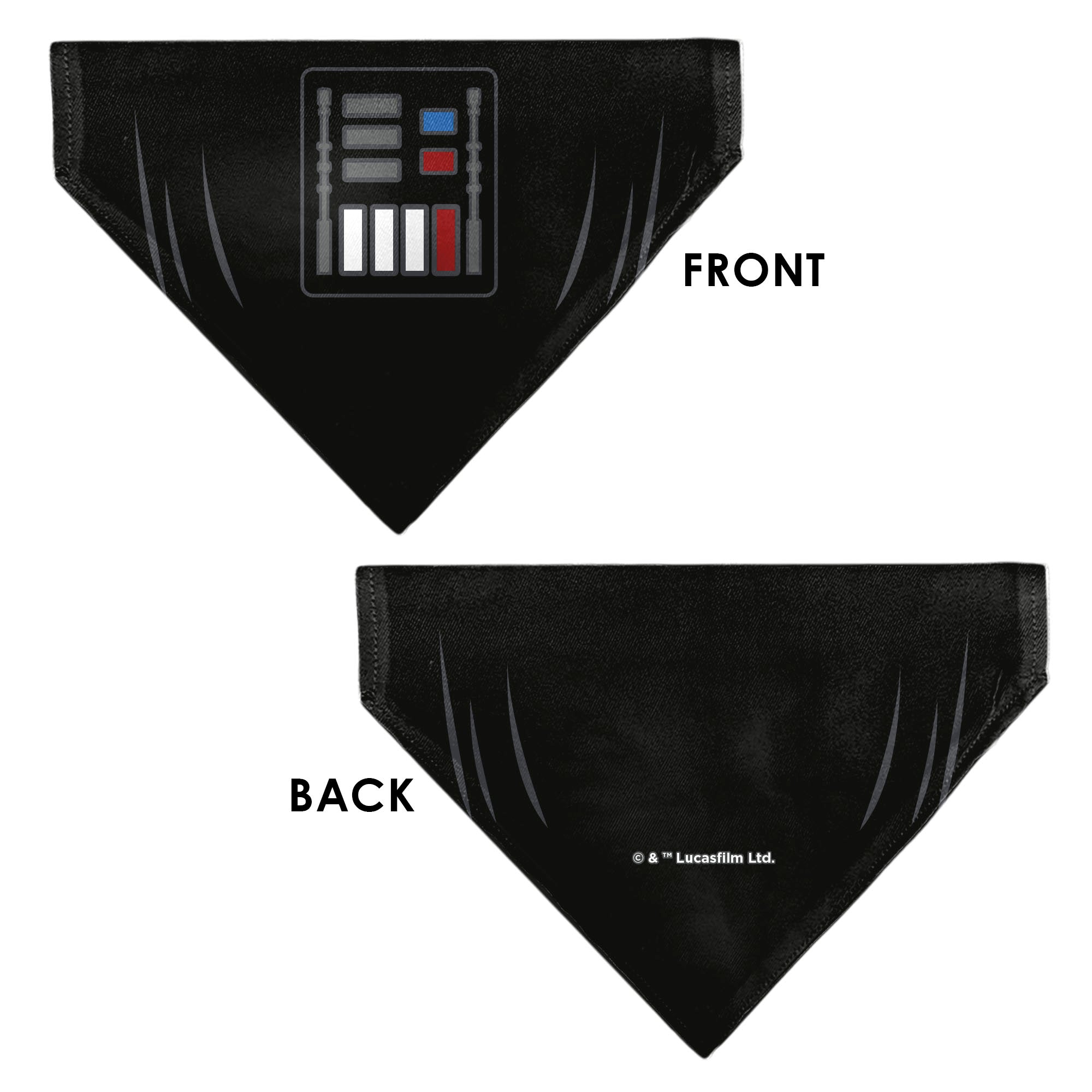 Pet Bandana - Star Wars Darth Vader Character Close-Up Black