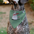 Load image into Gallery viewer, Pet Bandana - Star Wars Holiday Grogu Baby Yoga Santa Claus Scenes
