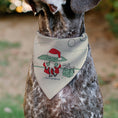 Load image into Gallery viewer, Pet Bandana - Star Wars Holiday Grogu Baby Yoga Santa Claus Scenes
