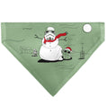 Load image into Gallery viewer, Pet Bandana - Star Wars Holiday Grogu Baby Yoga Santa Claus Scenes
