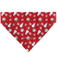 Load image into Gallery viewer, Pet Bandana - Star Wars Holiday Grogu Baby Yoga GALAXY GREETING'S Pose and Icons Red
