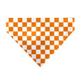 Load image into Gallery viewer, Pet Bandana - Checker White/TN Orange

