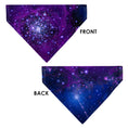 Load image into Gallery viewer, Pet Bandana - Galaxy Blues/Purples
