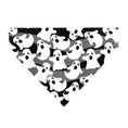 Load image into Gallery viewer, Pet Bandana - Ghosts Scattered Black/White
