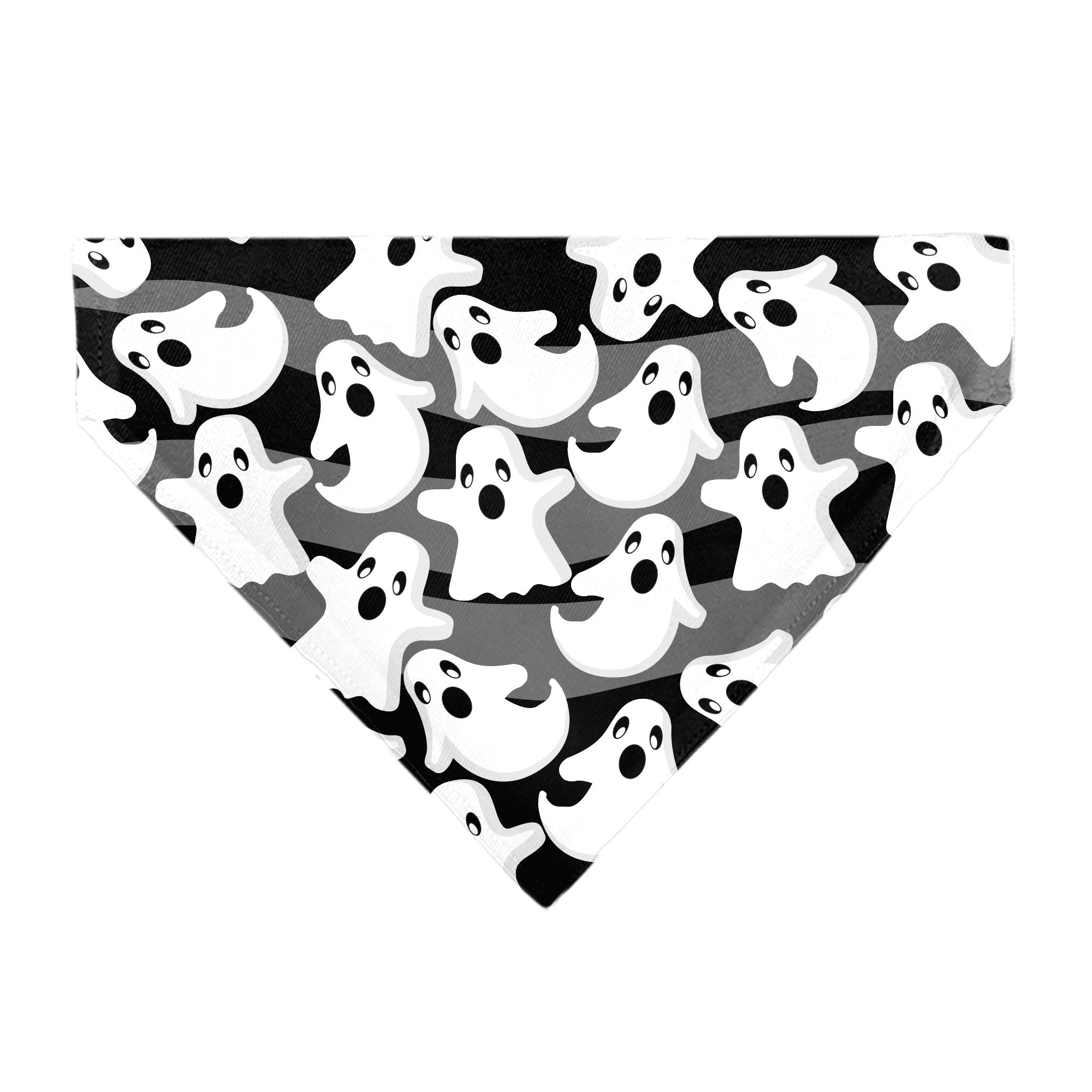 Pet Bandana - Ghosts Scattered Black/White
