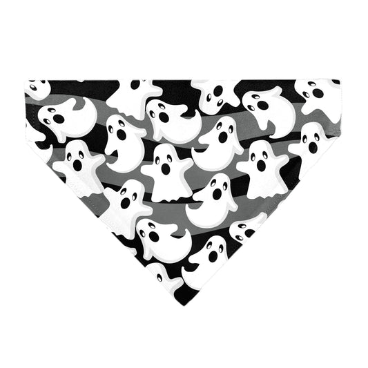 Pet Bandana - Ghosts Scattered Black/White