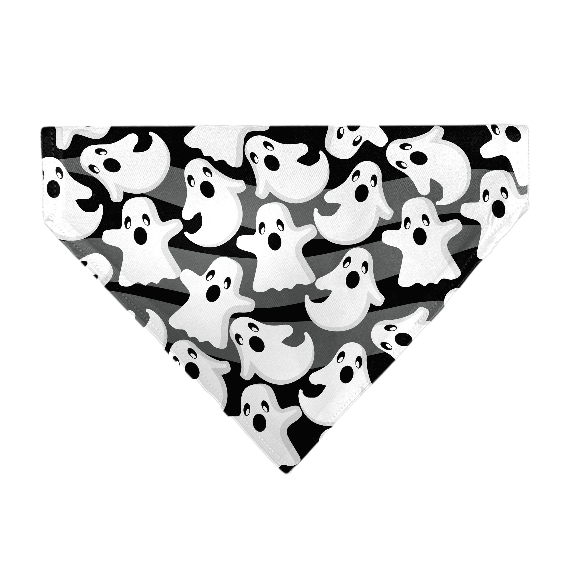 Pet Bandana - Ghosts Scattered Black/White