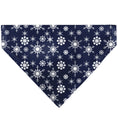 Load image into Gallery viewer, Pet Bandana - Snowflakes Blue/White
