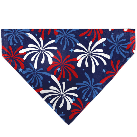 Pet Bandana - Americana Fireworks Show Blues/Red/White