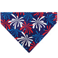 Load image into Gallery viewer, Pet Bandana - Americana Fireworks Show Blues/Red/White
