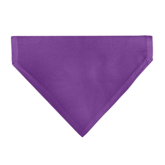 Pet Bandana - BIRTHDAY GIRL Text Purples/White