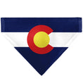 Load image into Gallery viewer, Pet Bandana - Colorado Flag Centered
