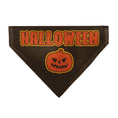 Load image into Gallery viewer, Pet Bandana - HALLOWEEN Jack-O-Lantern Pumpkin Black/Orange
