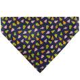 Load image into Gallery viewer, Pet Bandana - Holiday Christmas Trees Collage Navy/Multi Color
