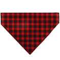 Load image into Gallery viewer, Pet Bandana - Holiday Pajama Plaid Red/Black
