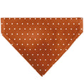Load image into Gallery viewer, Pet Bandana - Mini Polka Dots Orange/White
