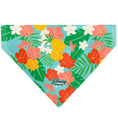 Load image into Gallery viewer, Pet Bandana - Lilo & Stitch Stitch Hang Loose Pose Floral Collage Blue

