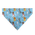 Load image into Gallery viewer, Pet Bandana - Disney Dogs 5-Dog Group Collage/Paws Blues
