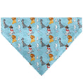 Load image into Gallery viewer, Pet Bandana - Disney Dogs 5-Dog Group Collage/Paws Blues
