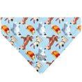 Load image into Gallery viewer, Pet Bandana - Disney Princess Dogs 4-Dog Group Collage/Paws Blues
